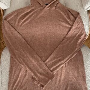 Men’s Large Orange Lululemon Long Sleeve Hoodie